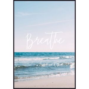Plakat Brzeg oceanu „Breathe”