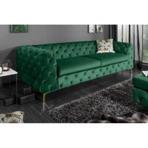 (2666) Sofa MODERNO TEMPO zielony aksamit
