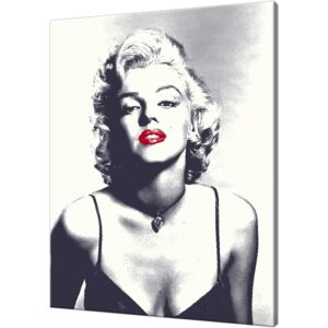 Obraz na Płótnie Marilyn Monroe z czerwonymi ustami Marilyn