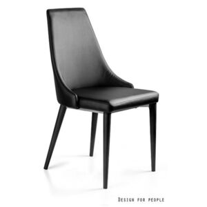 Krzesło metalowe Unique SETINA czarne