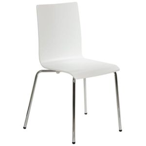 Krzesło Metalowe XR OVA B Biały