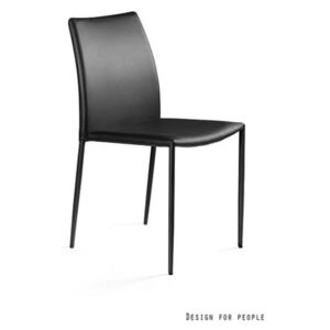Krzesło Unique DESIGN eko skóra czarne