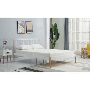 Łóżko Halmar LEMI 120cm biały naturalny